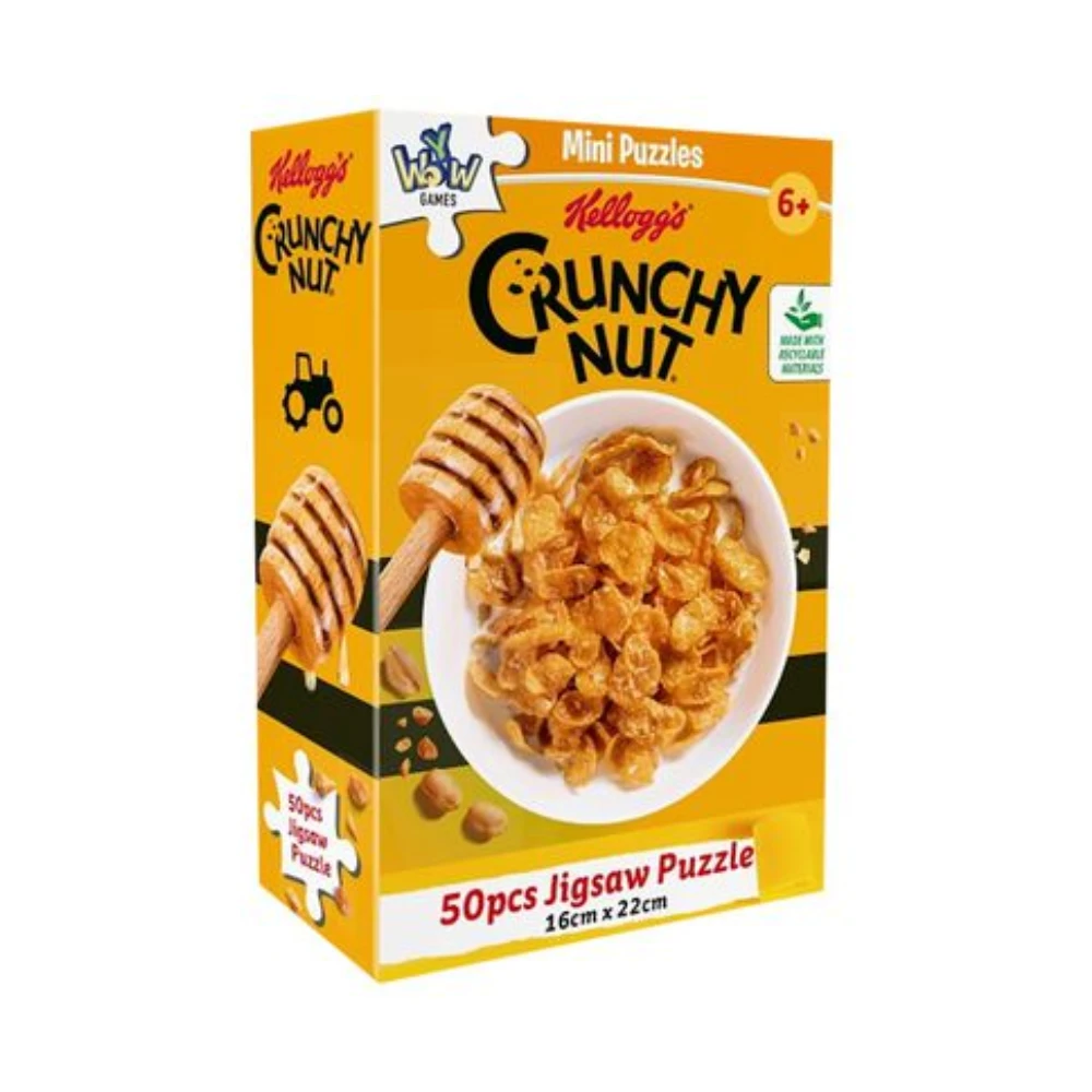 Kellogg’s Crunchy Nut 50 Piece Mini Jigsaw Puzzle 1 Kellogg’s Crunchy Nut 50 Piece Mini Jigsaw Puzzle