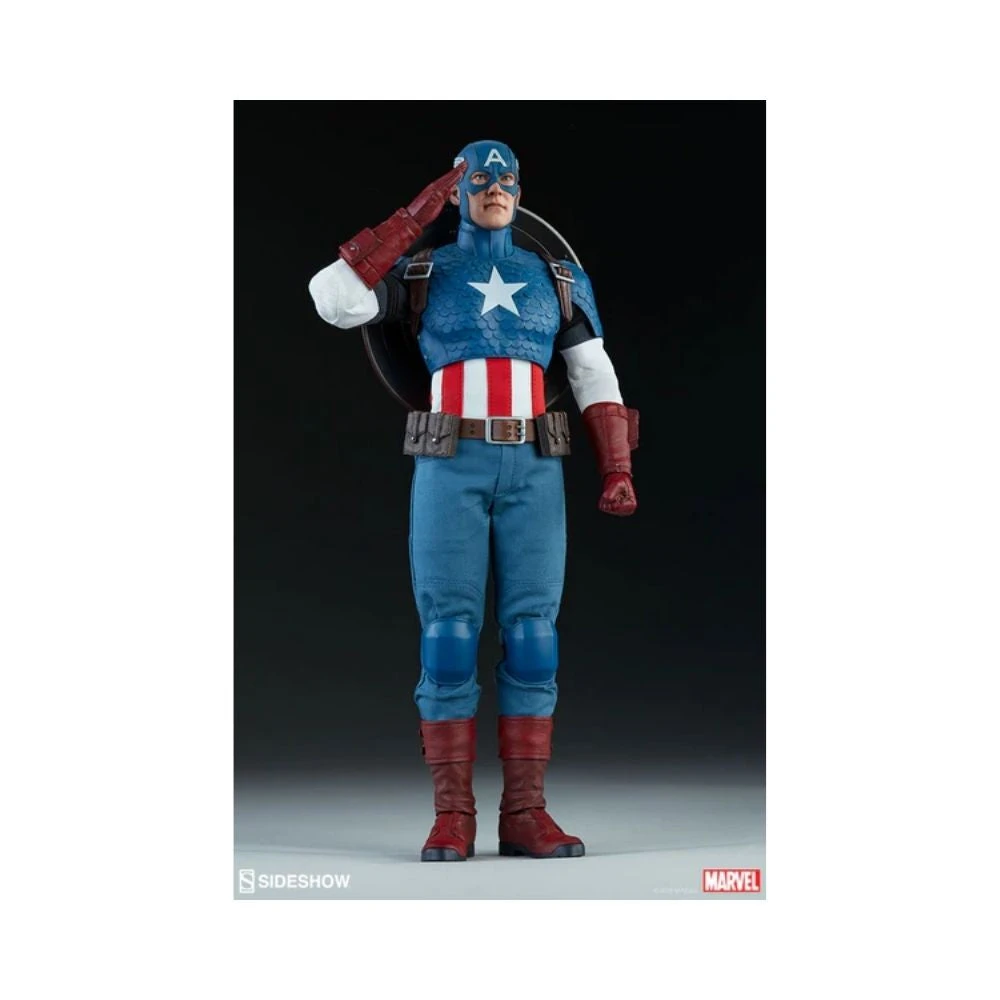 Hot Toys Sideshow Collectibles : Marvel - Captain America 4 Hot Toys Sideshow Collectibles : Marvel - Captain America - Image 4