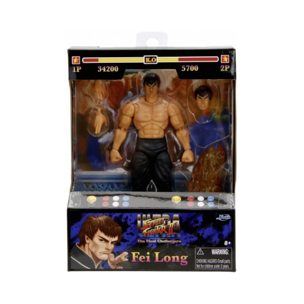 JADA Street Fighter II Fei-Long 6" Action Figure 1 JADA Street Fighter II Fei-Long 6" Action Figure