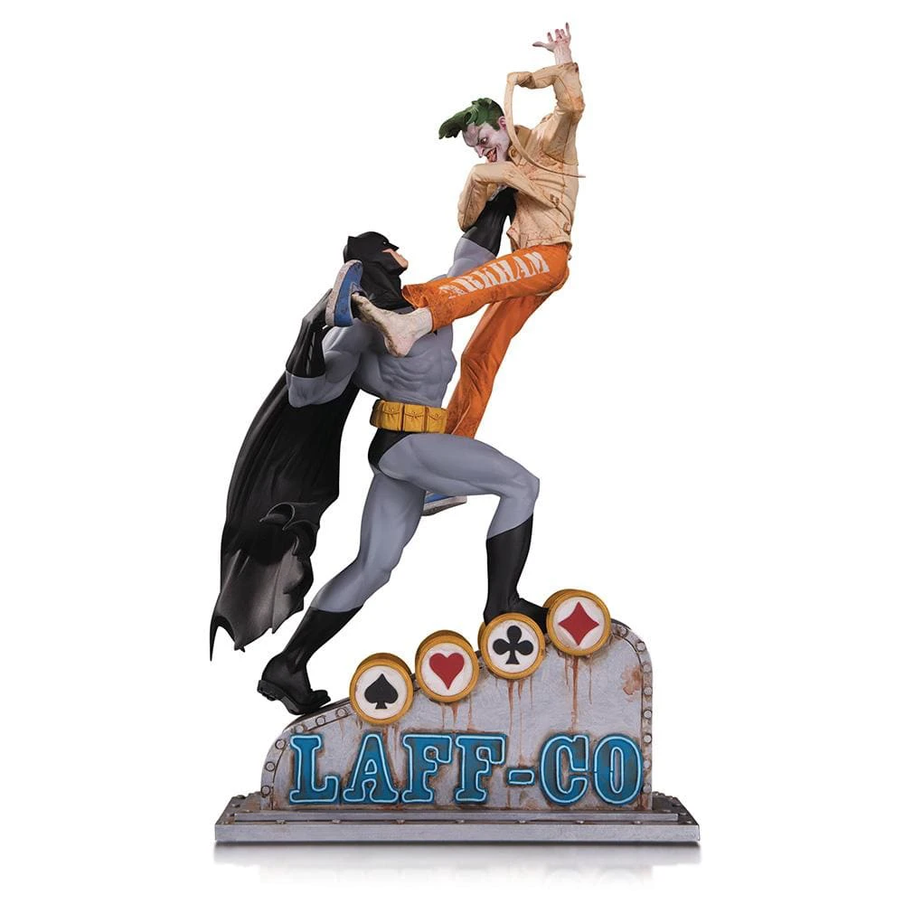 Batman VS JokerLaff CoBattle Statue 1 Batman VS JokerLaff CoBattle Statue