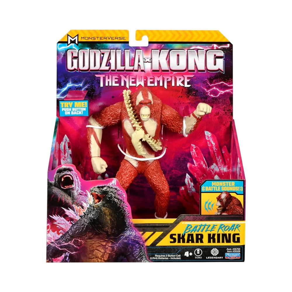 Godzilla X Kong Dlx Fig. 7" - Battle Roar Skar King Sound 1 Godzilla X Kong Dlx Fig. 7" - Battle Roar Skar King Sound