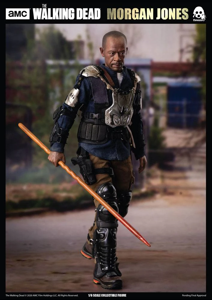 The Walking Dead Morgan Jones 1/6 Action Figure By Threezero 2 The Walking Dead Morgan Jones 1/6 Action Figure By Threezero - Image 2