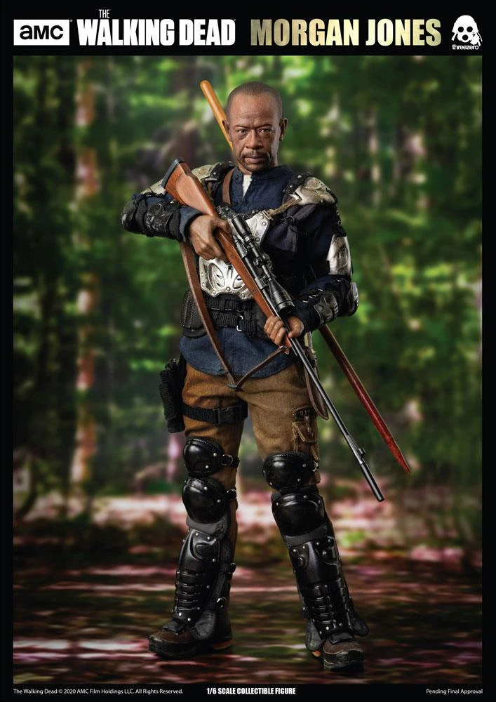 The Walking Dead Morgan Jones 1/6 Action Figure By Threezero 6 The Walking Dead Morgan Jones 1/6 Action Figure By Threezero - Image 6