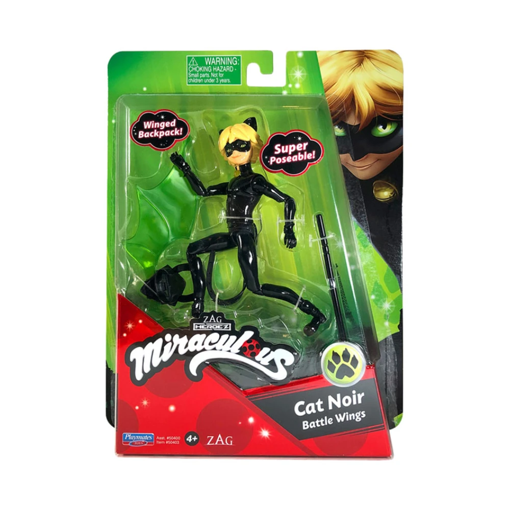 Miraculous Cat Noir Battle Wings Figure With Accessories 1 Miraculous Cat Noir Battle Wings Figure With Accessories