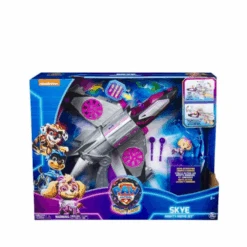 SPIN MASTER Paw Patrol The Movie Transforming Rescue Jet With Skye Mighty Pups Action Figure