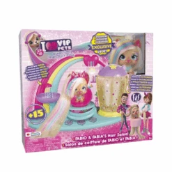 VIP Pets Fabio & Fabia Hair Salon Playset