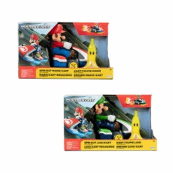 JAKKS PACIFIC Nintendo 2.5" Spin Out Super Mario Kart(1Random)