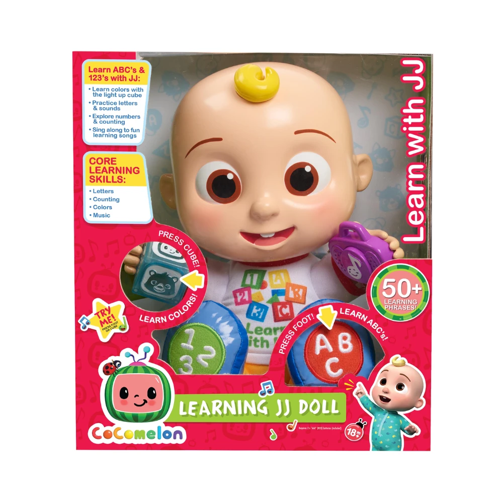JAZWARES Cocomelon Learning With JJ 10.5" Doll 1 JAZWARES Cocomelon Learning With JJ 10.5" Doll