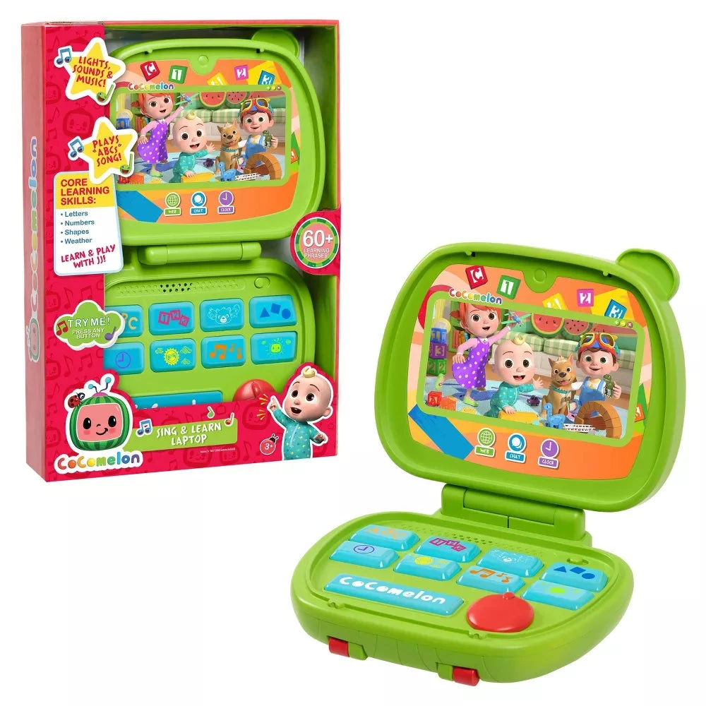 JAZWARES Cocomelon Sing & Learn Laptop 5 JAZWARES Cocomelon Sing & Learn Laptop - Image 5