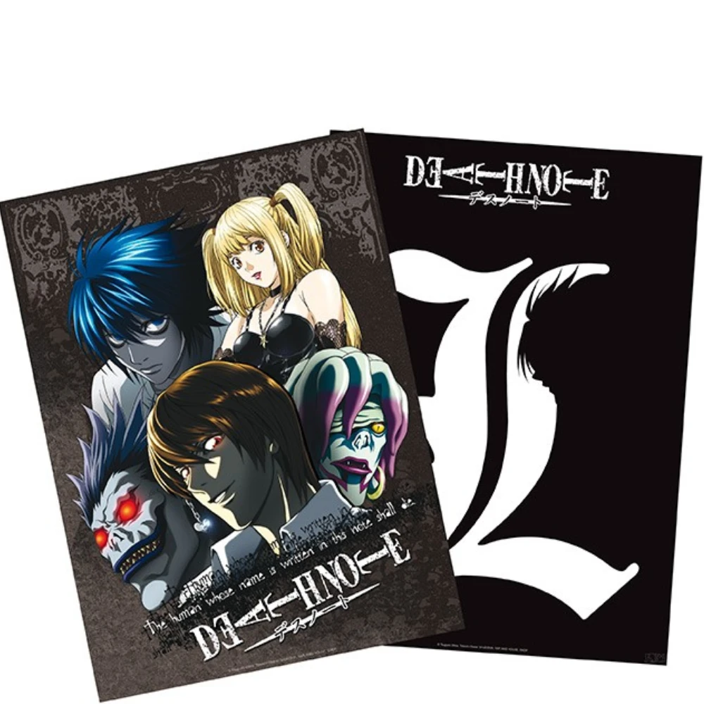 Death Note L & Group 52X38 Cm Set 2 Chibi Posters By Abysse 1 Death Note L & Group 52X38 Cm Set 2 Chibi Posters By Abysse