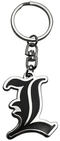 DEATH NOTE - Keychain "L - Symbol"