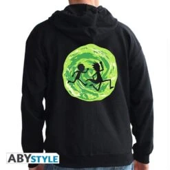 Difuzed Rick And Morty"Portal" Hoodie Jacket By Abysse
