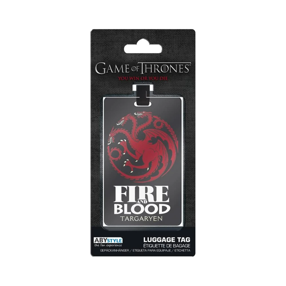 Game Of Thrones"Targaryen" Luggage Tag By Abysse 1 Game Of Thrones"Targaryen" Luggage Tag By Abysse