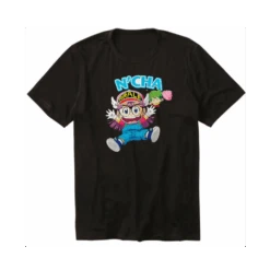 Dr Slump "Arale & Gacchan" Black Tshirt By Abysse (Small)
