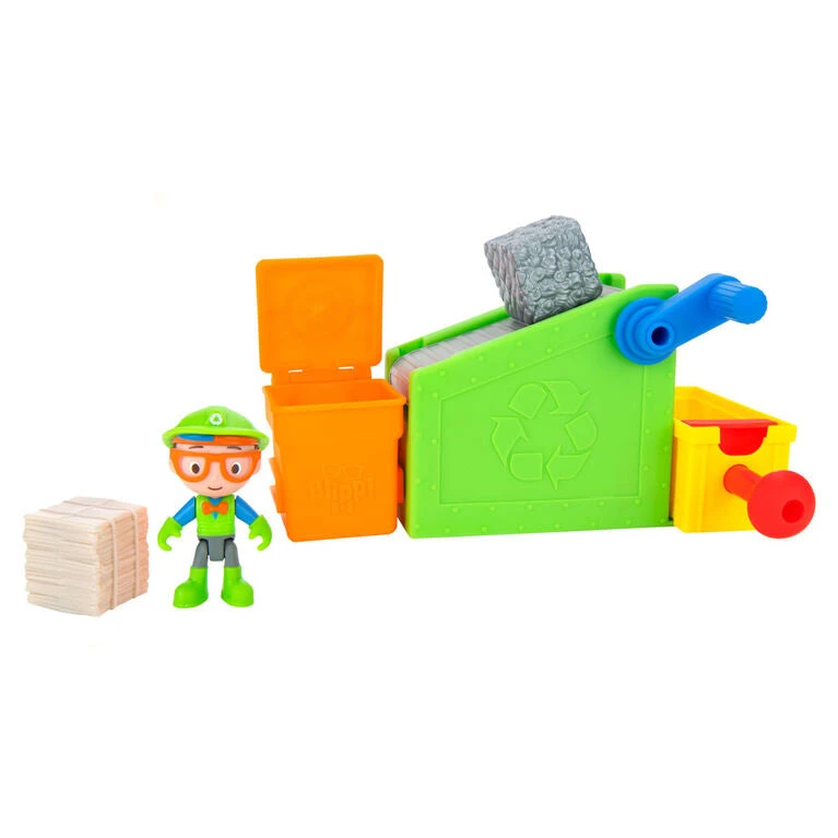 JAZWARES Blippi Little Adventures - Recycling Center 2 JAZWARES Blippi Little Adventures - Recycling Center - Image 2
