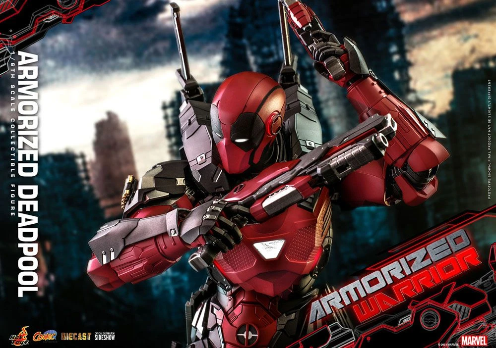 Marvel Comic1/6 Scale Armorized Deadpool Masterpiece Action Figure By Hot Toys 3 Marvel Comic1/6 Scale Armorized Deadpool Masterpiece Action Figure By Hot Toys - Image 3