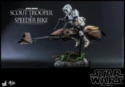 Star Wars Return Of The Jedi - Scout Trooper & Speeder Bike 1/6 Scale Figure Set By Hot Toys -Model Product Shop CMC 609229 000 004
