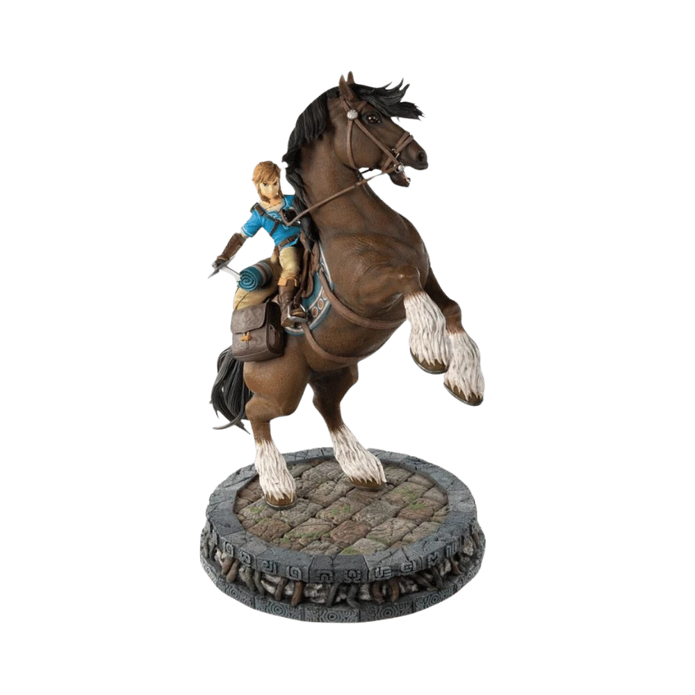 THE LEGEND OF ZELDA: BREATH OF THE WILD - LINK ON HORSEBACK (STANDARD) STATUE BY FIRST 4 FIGURES 1 THE LEGEND OF ZELDA: BREATH OF THE WILD - LINK ON HORSEBACK (STANDARD) STATUE BY FIRST 4 FIGURES