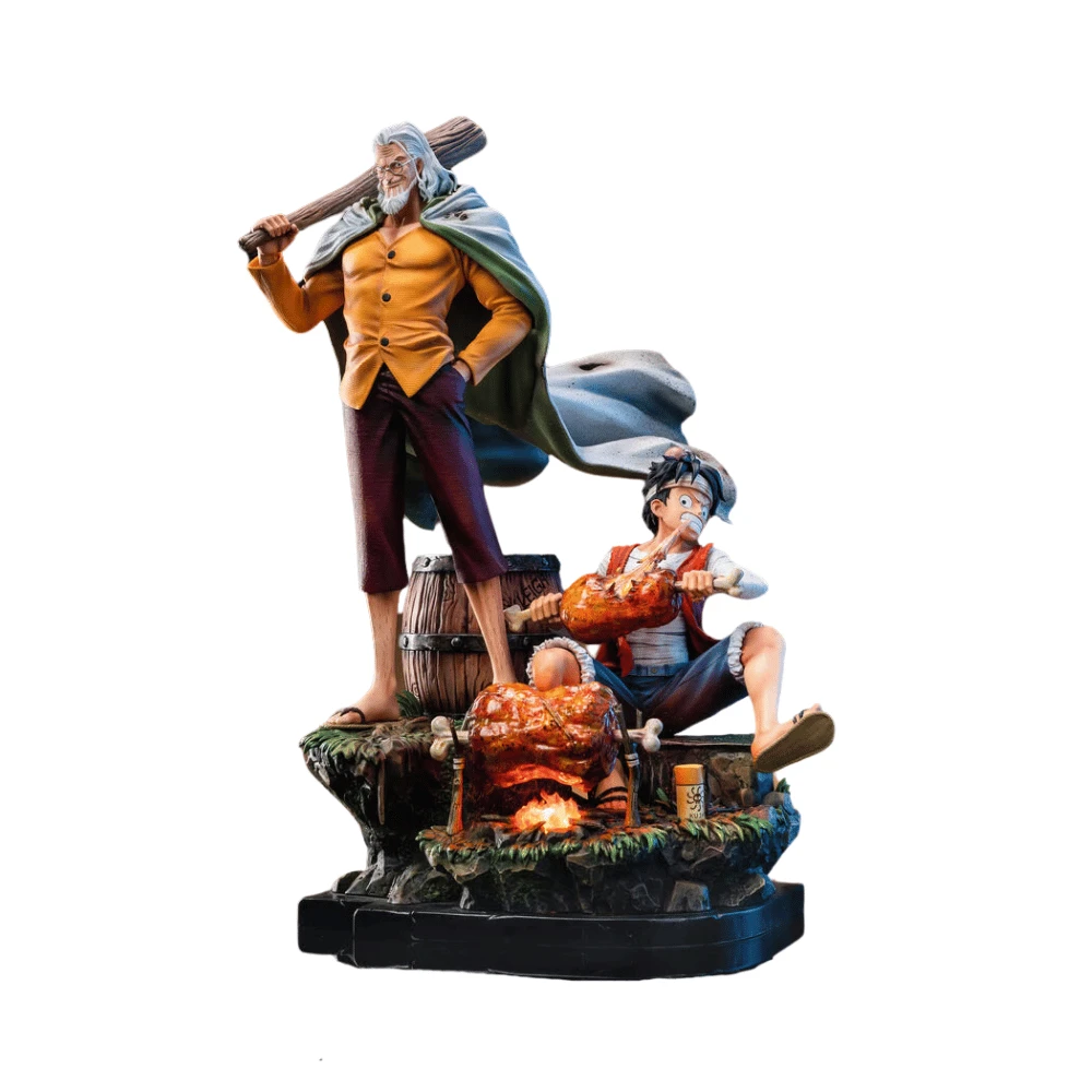 ONE PIECE - MONKEY D. LUFFY & SILVERS RAYLEIGH STATUE BY JIMEI PALACE 1 ONE PIECE - MONKEY D. LUFFY & SILVERS RAYLEIGH STATUE BY JIMEI PALACE