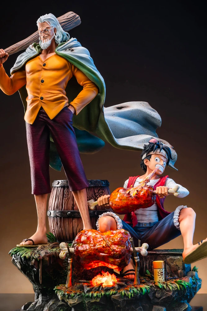 ONE PIECE - MONKEY D. LUFFY & SILVERS RAYLEIGH STATUE BY JIMEI PALACE 2 ONE PIECE - MONKEY D. LUFFY & SILVERS RAYLEIGH STATUE BY JIMEI PALACE - Image 2