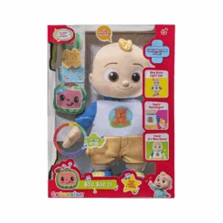 JAZWARES Cocomelon Boo Boo JJ 12" Interactive Light-up Plush