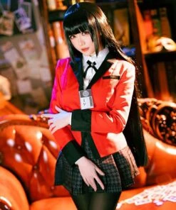 Kakegurui Yumeko Jabami Costume For Adults (Medium) -Model Product Shop COS KAKEGURUI 000 003