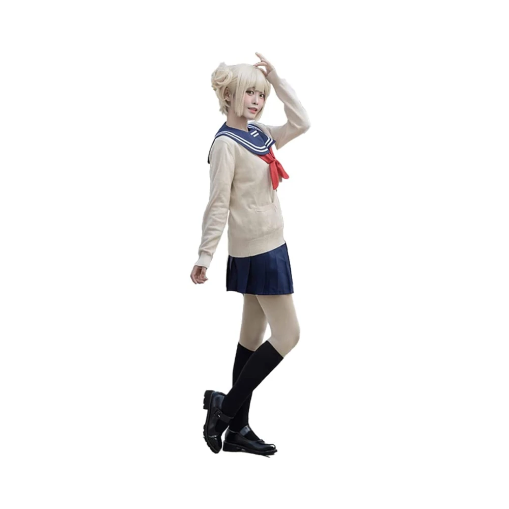 My Hero Academia Himiko Toga Costume And Wig For Adults (XL) 1 My Hero Academia Himiko Toga Costume And Wig For Adults (XL)