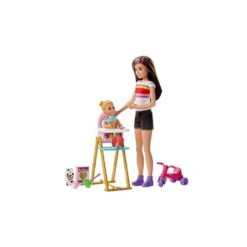 MATTEL Barbie Skipper Babysitters - Doll And Playset - Feeding Toddler -Model Product Shop FHY97 D 000 003