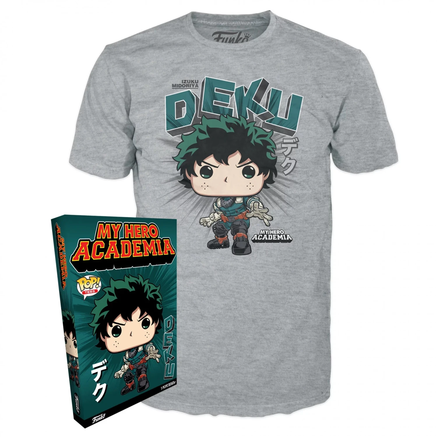 Funko Shirts : My Hero Academia Boxed Tee - Deku (XL) 2 Funko Shirts : My Hero Academia Boxed Tee - Deku (XL) - Image 2