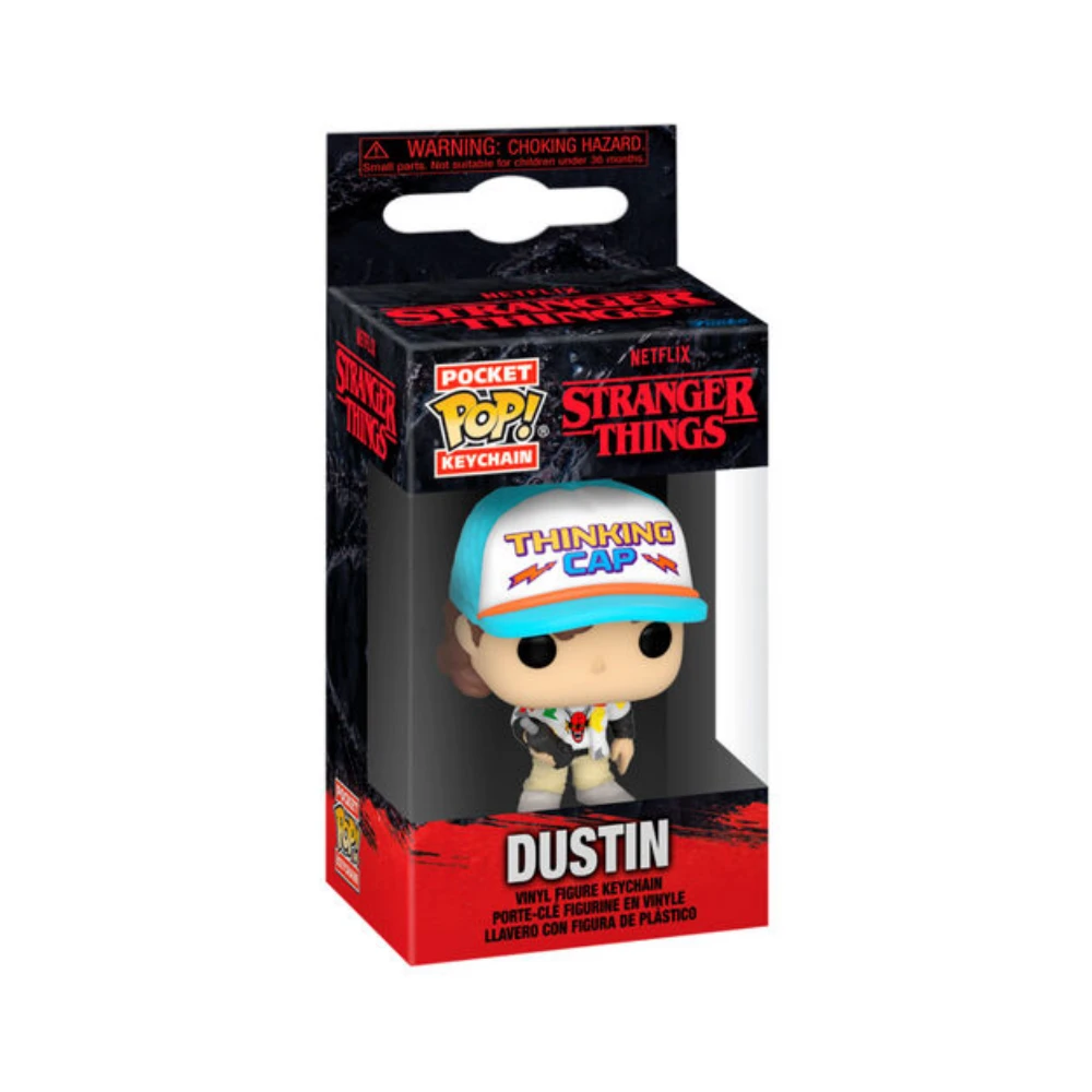 Funko Keychain : Stranger Things - Dustin 2 Funko Keychain : Stranger Things - Dustin - Image 2