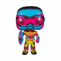 Funko Exc : Marvel - Captain America (Blacklight)