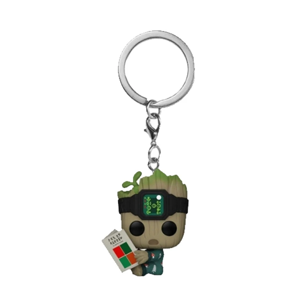Funko Keychain : Marvel: I Am Groot - Groot In Pajama With Book 1 Funko Keychain : Marvel: I Am Groot - Groot In Pajama With Book