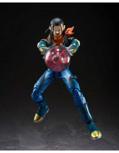 Dragon Ball GT Super Android 17 Exclusive SH Figuarts Action Figure By Bandai Tamashii 2 Dragon Ball GT Super Android 17 Exclusive SH Figuarts Action Figure By Bandai Tamashii - Image 2