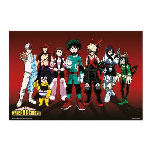 My Hero Academia Hero Team 61X91 Cm Poster By Grupo Erik 1 My Hero Academia Hero Team 61X91 Cm Poster By Grupo Erik