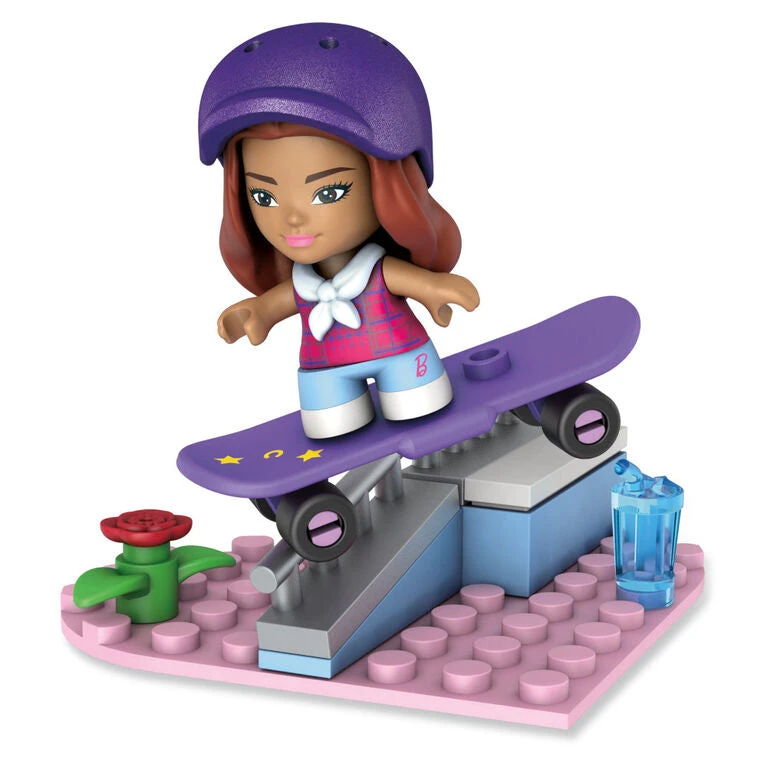 MATTEL Mega Construx Barbie Skateboarder 2 MATTEL Mega Construx Barbie Skateboarder - Image 2