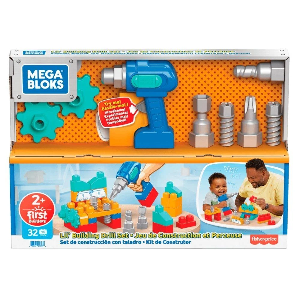 Mega Bloks Lil' Building Drill Set 1 Mega Bloks Lil' Building Drill Set