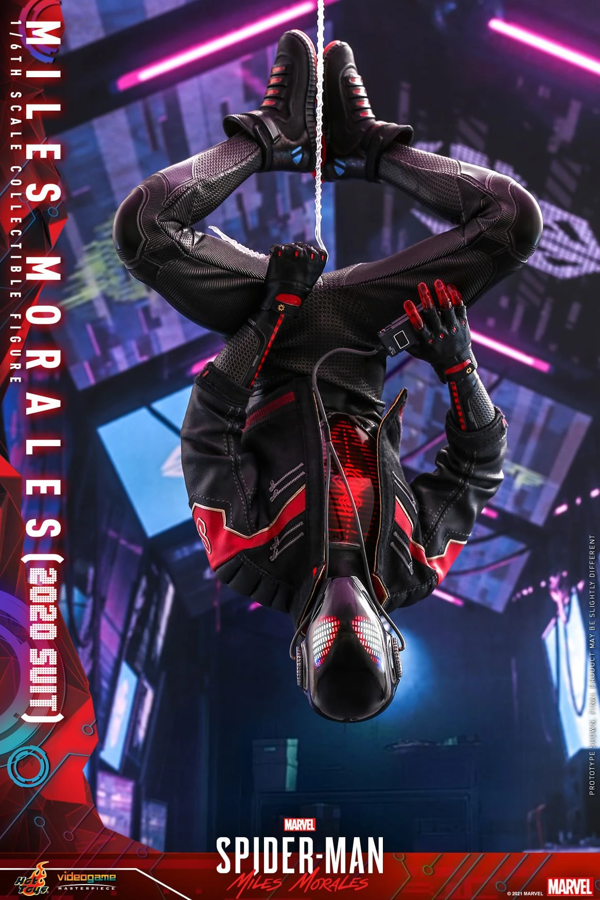 Spiderman Miles Morales Action Figure By Hot Toys 3 Spiderman Miles Morales Action Figure By Hot Toys - Image 3