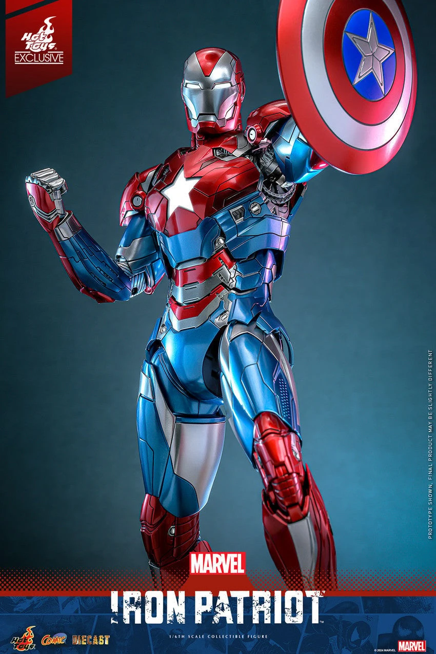 Iron Patriot CMS021 Action Figure By Hot Toys 2 Iron Patriot CMS021 Action Figure By Hot Toys - Image 2