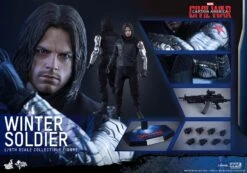 Marvel Captain America Civil War Winter Soldier 1/6 Scale Figure By Hot Toys -Model Product Shop HTMMS361 000 003