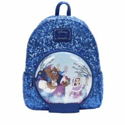 Loungefly! Leather: Disney Beauty & The Beast Snowglobe