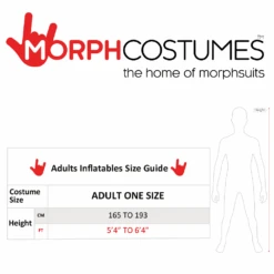 Gorilla Skyscraper Inflatable Costume For Adult By Morphsuits -Model Product Shop MCGIESG 000 004