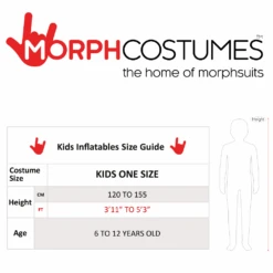 Giant Skunk Inflatable Costume For Kids By Morphsuits -Model Product Shop MCKGISSK 000 005
