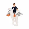 Ride On White Dragon Inflatable Costume For Kids By Morphsuits