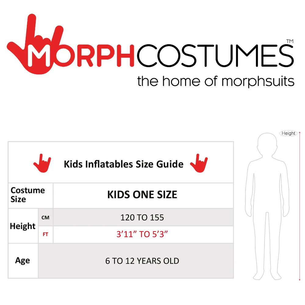 Ride On White Dragon Inflatable Costume For Kids By Morphsuits 2 Ride On White Dragon Inflatable Costume For Kids By Morphsuits - Image 2
