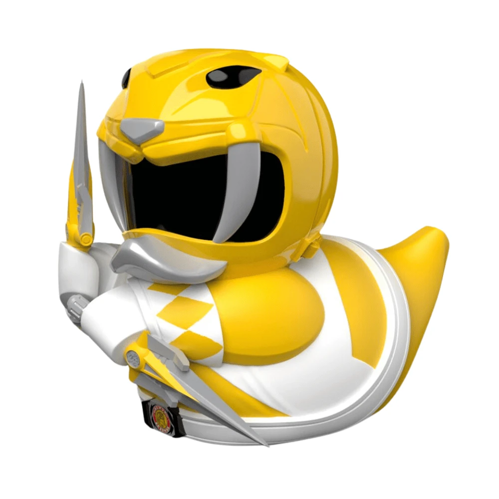 Power Rangers Yellow Ranger Limited Edition Cosplaying Rubber Duck By TUBBZ 1 Power Rangers Yellow Ranger Limited Edition Cosplaying Rubber Duck By TUBBZ