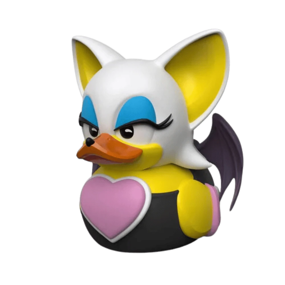 Sonic 1st Edition Rouge The Bat Rubber Duck By TUBBZ 1 Sonic 1st Edition Rouge The Bat Rubber Duck By TUBBZ