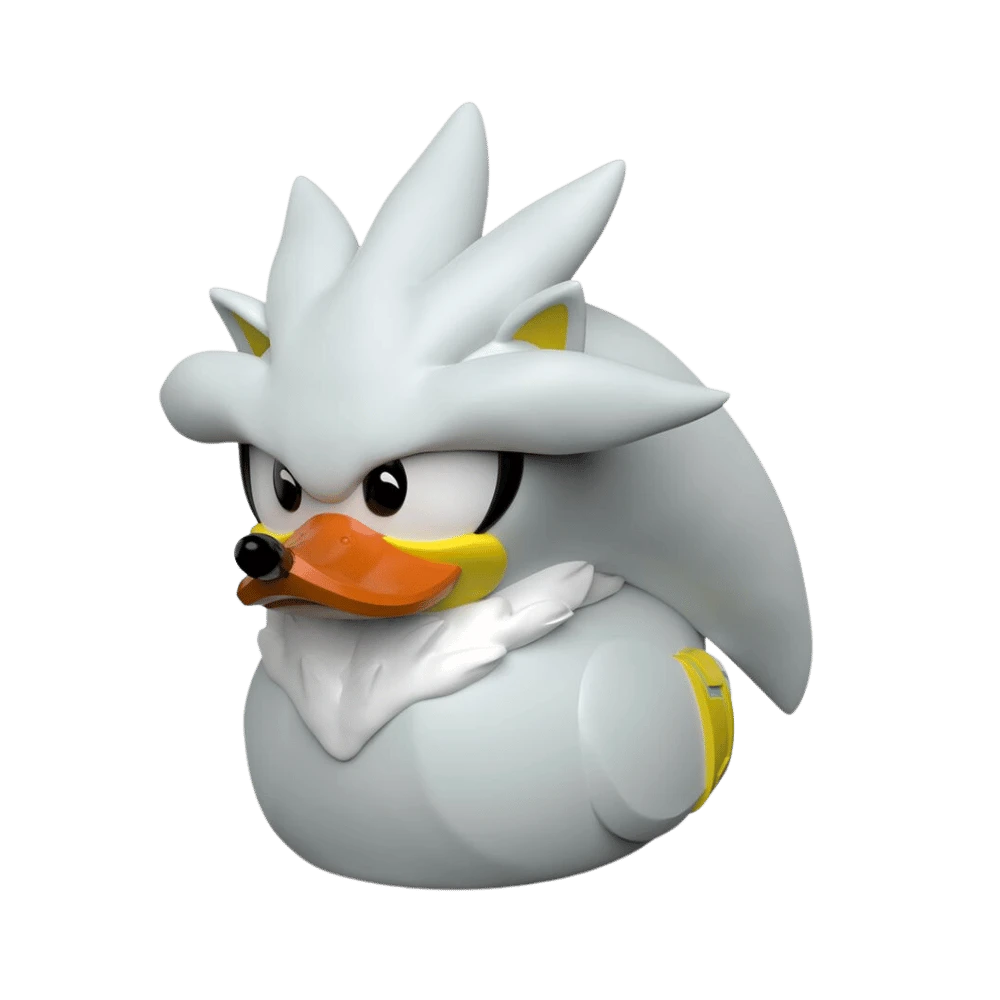 Sonic 1st Edition Silver The Hedgehog Rubber Duck By TUBBZ 1 Sonic 1st Edition Silver The Hedgehog Rubber Duck By TUBBZ