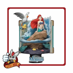 Disney Story Book Series Ariel Diorama Stage By Beast Kingdom (Diorama Stage-079) [Damaged Box]