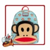 Damage LOUNGEFLY! LEATHER: PAUL FRANK JULIUS POCKET MINI BACKPACK [STAINED]