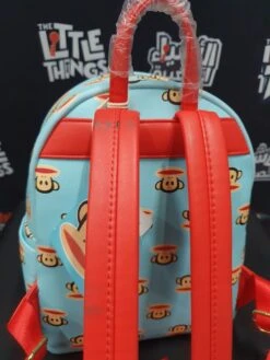 Damage LOUNGEFLY! LEATHER: PAUL FRANK JULIUS POCKET MINI BACKPACK [STAINED] -Model Product Shop TLT RMSLF PFBK0007 000 005